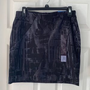 New grey foil ponte skirt-smoke free home